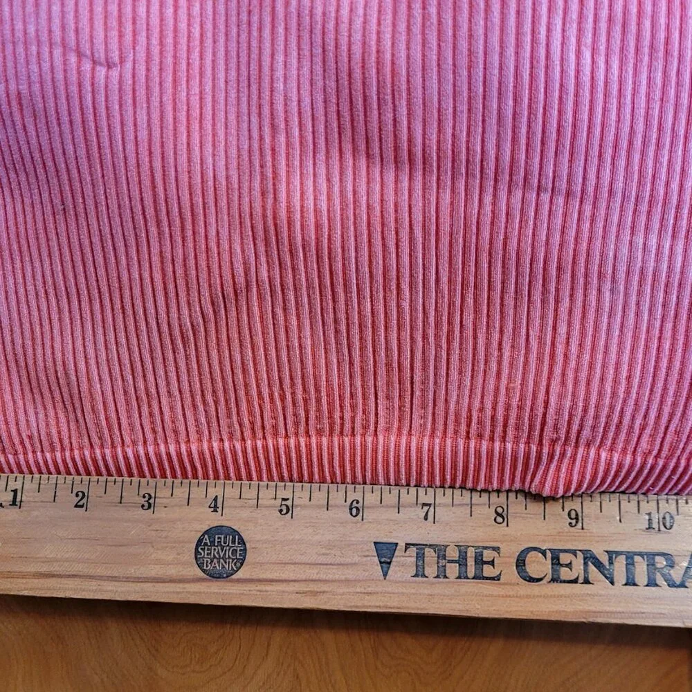 Pink Ribbed Brami Crop Top, Size S/M - Picture 5 of 8